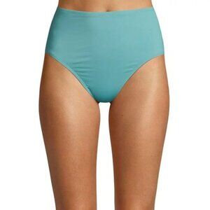 Brand New Time and Tru Women's Solid Ring High Waist Swimsuit Bottoms, XL.